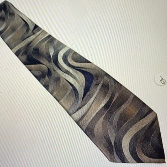 2 Pierre Cardin Silk Vibrant Luxury Ties Purple Violet Navy Abstract 58"x 4” VTG - Picture 10 of 12